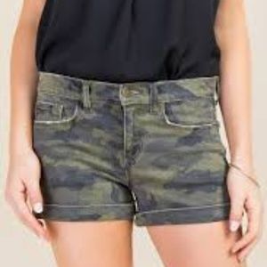 Camo shorts - mid-rise (Size 30)